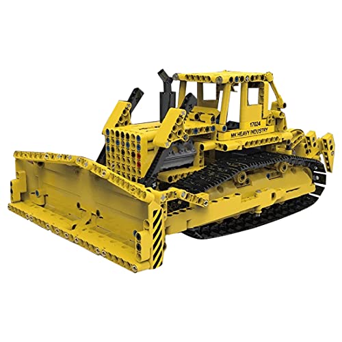 Foxom Technik Bulldozer Bausteine Bausatz, 2CH Großer Bulldozer Konstruktionsspielzeug mit APP & 2,4 GHz Steuerung… – Bild 7
