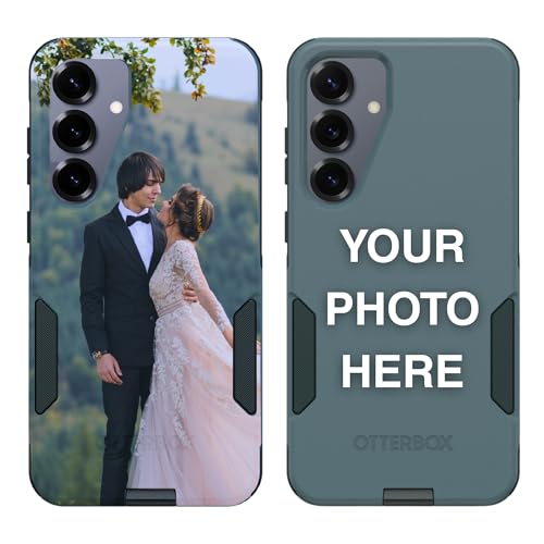 OtterBox Custom Samsung Galaxy S25 Case - Commuter Series - Sagebrush (Green) - Personalized Image, Text, Monogram, Logo - Printed in USA