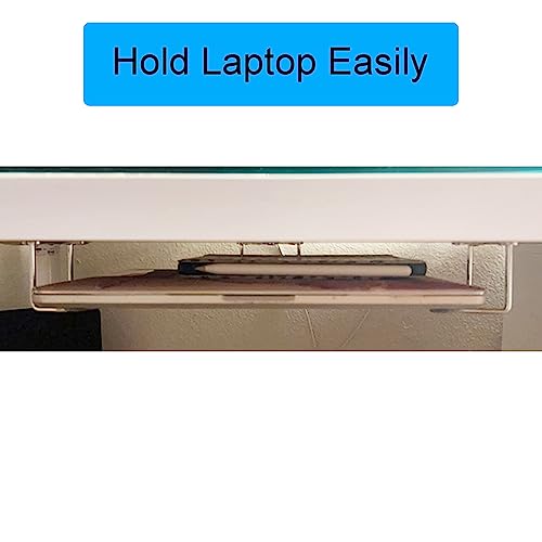 Image of YYST Laptop Holder Under Desk Laptop Organizer Rack W /Screws (3)