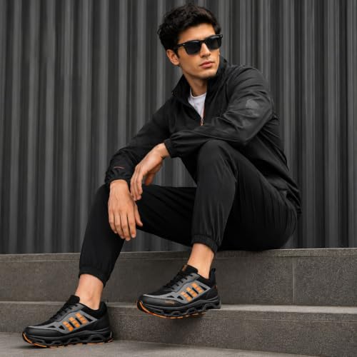 Image of Men Lightweight Running Gym Walking Sneakers for Men with Anti Slip Rubber Sole | Stylish & Comfortable | Ideal for Daily Use, Casual Outings, Parties, Travel & Gifts