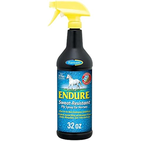 Endure 946mls caballos. Spray repelente de insectos resistente al sudor. Cover