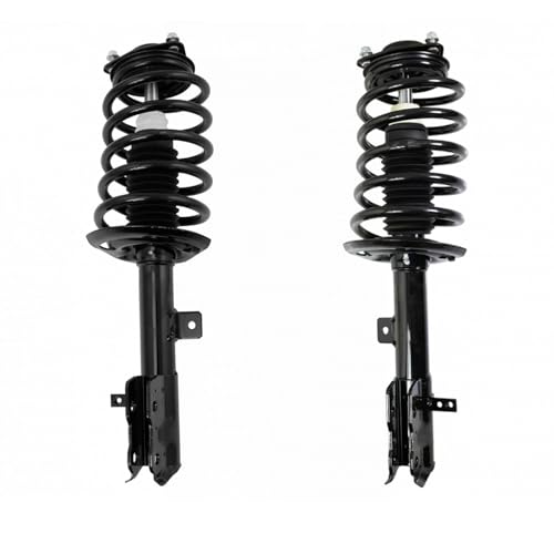 Image of TRQ Front Driver and Passenger Side Strut and Spring Assembly Set | For 12-17 Jeep Patriot Latitude 4 Wheel Drive 12-17 Patriot Limited 4 Wheel Drive 11 Latitude X