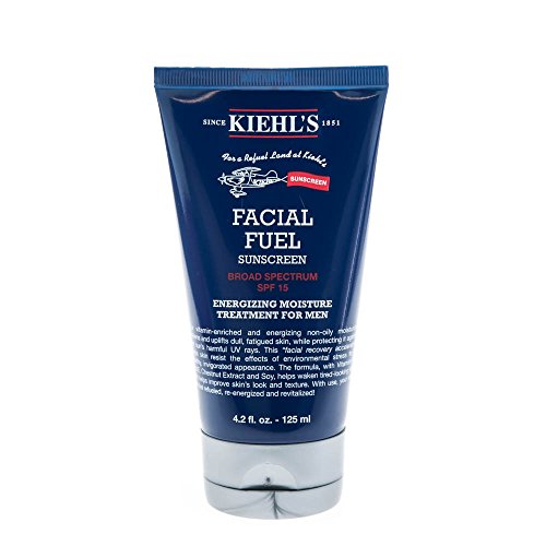 Kiehl's Facial Fuel Sunscreen SPF 15 Energizing Moisture Treatment for Men, 4.2 Ounce