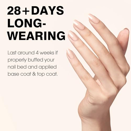 Image of CANNI 9ml Nude Pink Gel Nail Polish, High Gloss UV LED Soak Off Gel