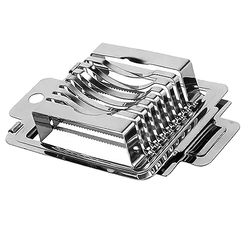 AMONIDA Egg Cutting Tool, Stainless Steel Serrated Blade, Dishwasher Safe, Manual, Fruit Peelers & Slicers - Image 4