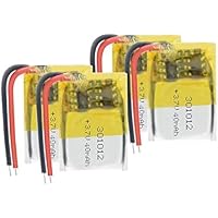 Amazon | リチウムポリマーバッテリー 3.7v 40mah 301012、充電式