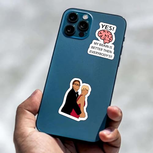 Image of Zesta Aesthetic Stickers for Laptop /Waterproof Anime Decal for Books /Vinyl Sticker for Fridge /Easy to Use Korean Car Sticker Kawaii Cute Stickers (Big Bang Theory)