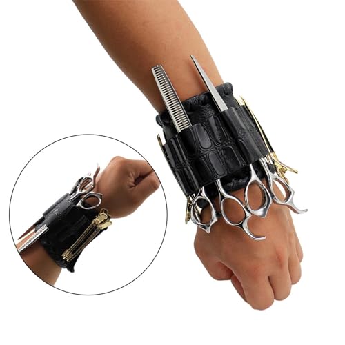 Récipient de rangement pour ciseaux de poignet anti-chute pour coiffeur - 5