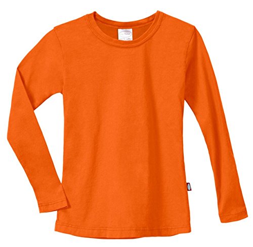 City Threads Girls Long Sleeve Tee Sensory Friendly for Sensitive Skin SPD- School Base Layer Fall and Winter