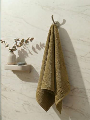 Image of Monte Carlo Essential Cotton Small Bath Towel | 340 GSM Ultra Lightweight & Quick Dry | Soft Absorbent Compact Towel 60x120 cm | Bathroom Towel for Gym, Travel & Daily Use (Soho) | Dark Charcoal