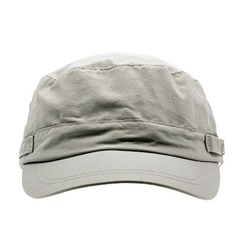 Image of The Vintage Year Washed Cotton Distressed Cadet Hat - Tactical Military Baseball Cap for Men & Women, Outdoor Casual Wear