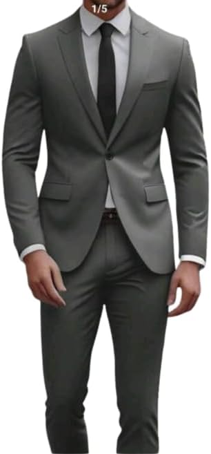Terno Masculino Slim Fit Oxford Três Peças Social Calça Paletó e Colete