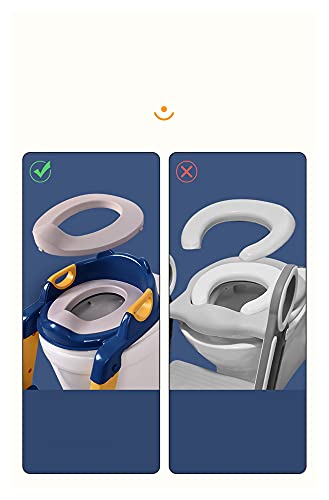 JYDZSW Kids Potty Baby Potty Seat Kinderen Potty Baby Toilet Seat met Verstelbare Hoofd Kind WC Training Folding Seat… - Afbeelding 5