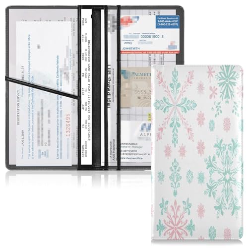 Organizador De Documentos Para Auto Cuero miniatura 2