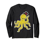 Krake Hut Langarmshirt