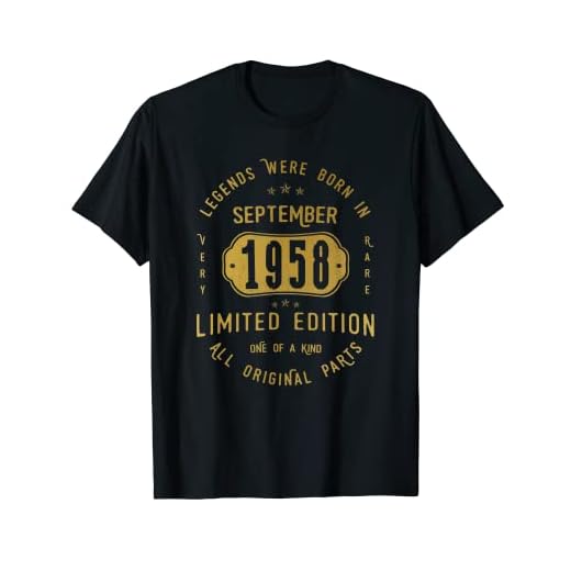 64 años Cumpleaños Las Leyendas nacen en Septiembre de 1958 Camiseta