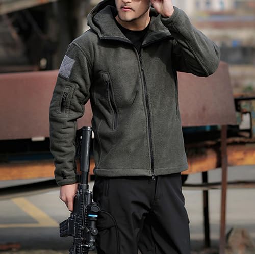 Chaqueta con capucha de forro polar para hombre Maiyifu-GJ miniatura 3
