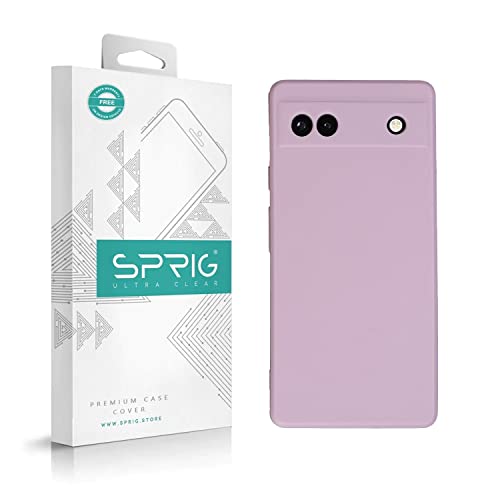 Image of SPRIG Compatible with Google Pixel 6A Premium FlexTone (TPU) Premium Back Cover Drop Tested Shock Proof Mobile Case for Men, Women, Boys and Girls with Camera Protection (Lavender Purple)