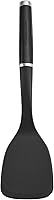 KitchenAid Classic Solid Turner Spatula, Black - Oversized 13.5x3.3 Inch Heat-Resistant Flipper for Easy Non-Stick Cooking