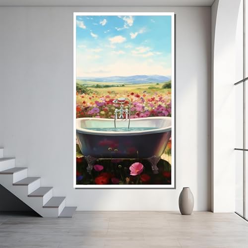Tableau sur toile grand format salon déco chambre nature
