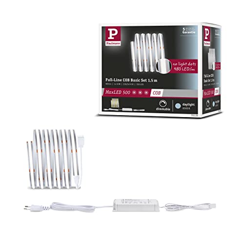 Ruban LED COB 6500K Paulmann MaxLED 500 bande extensible gradable 10W