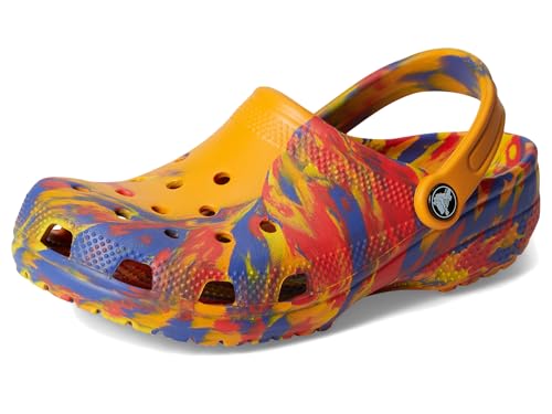 Image of Crocs Unisex-Child Classic Watercolor Marbled Clog