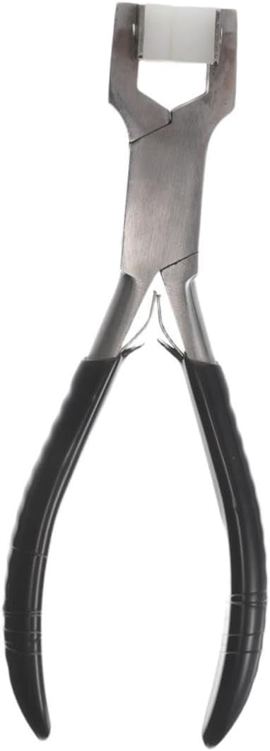 Curved Jewelry Pliers for Beading and Wire Wrapping, Nylon Jaw