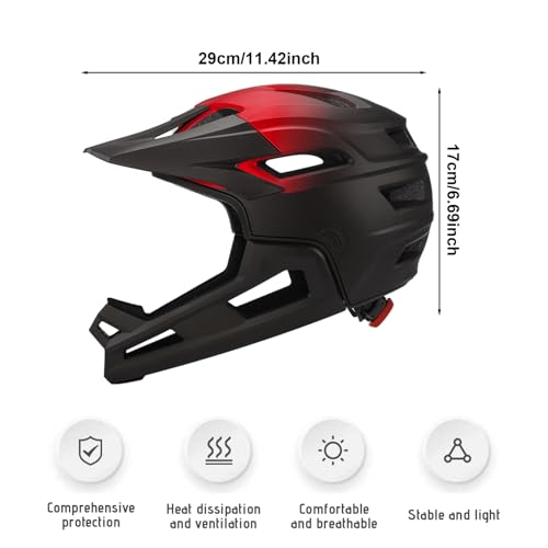 Casco integral de bicicleta de montaña para rutas de enduro e impactos 4