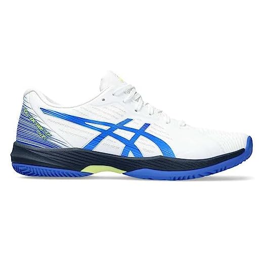 ASICS Solution Swift FF Padel Hombre Zapatos de Tenis Blanco Azul