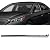 G-PLUS Front Fender Chrome Garnish Molding Trim Left Driver Compatible with Sonata 2015-2017 Door Trim Molding 87771-C1000