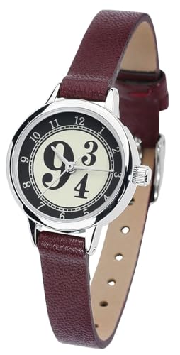 The Carat Shop - Montre Harry Potter 9 3/4 - TP0002 Rouge/Argenté One Size