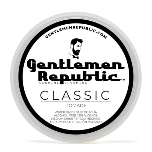 Gentlemen Republic Classic Pomade for Men - Water Based Pomade