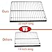 Extra Long 22 inch Oven Rack Cover Silicone Oven Rack Guards Heat Resistant Oven Rack Shields Oven Rack Edge Protector BPA PFOA Free,Protect Against Burns&Scars,Fit on All Standard-Sized Ovens,Black
