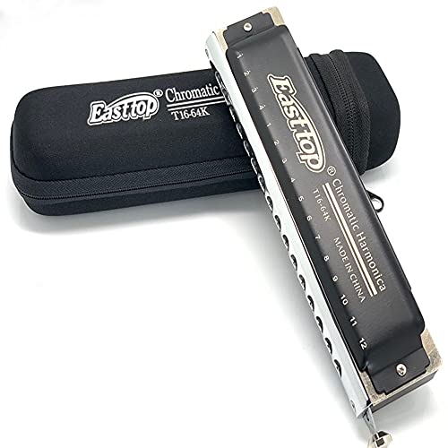 Harmonica Couleur harmonica T16-64K 16 trous 64 frettes orgue harpe cuivre Anches C professionnel instruments clés - Les Beatles, Paul McCartney, John Lennon, RIngo Starr, George Harrison Harmonica Couleur harmonica T16-64K 16 trous 64 frettes orgue harpe cuivre Anches C professionnel instruments clés – Image 7