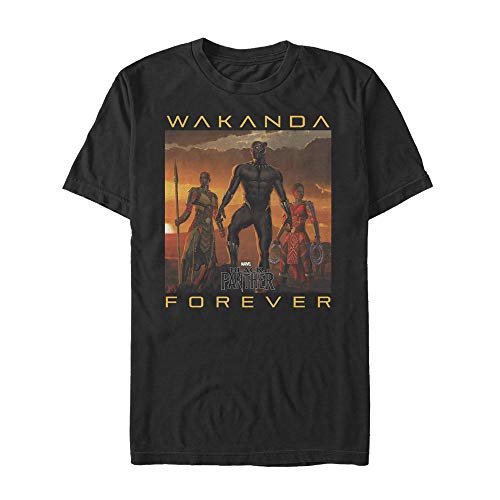 Black Panther T-Shirt Homme Marvel Idéal pour Sorties Geek et Cosplay