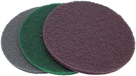 Connex COM182125 Non-Woven abrasives 125mm 3pcs, Multi-Colour, 125 mm, Set of 3 Pieces