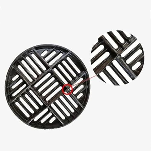 Rejilla de drenaje de hierro fundido resistente de 12 pulgadas exterior 5