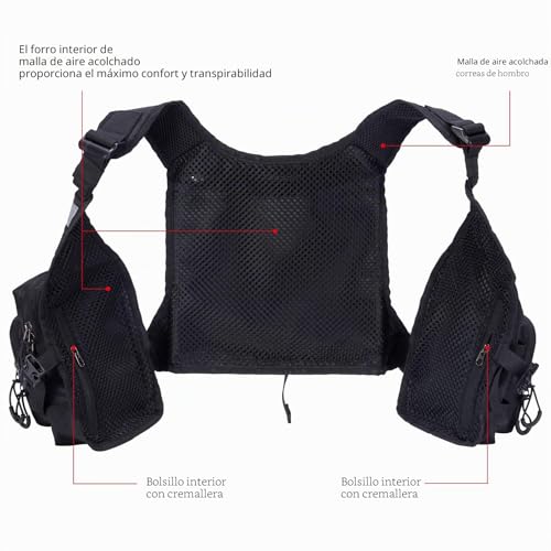 Miniatura 5 de Bassdash Fv08 - Chaleco De Pesca Con Mosca Ultraligero Para Hombres Y Mujeres, Portátil, Talla Única