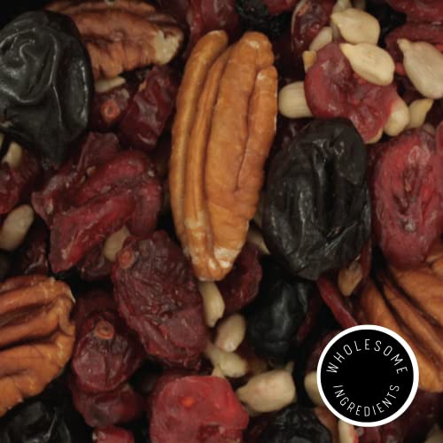 Image of Modern Mill Summer Symphony Mixed Salad Topper By Gourmet Nut - Dried Cranberries,Blueberries,Pecans,Cherries & Sunflower Seeds - Gluten Free,Kosher,Dried Fruit & Nuts Snack -6oz Resealable Bag (3 Pk)