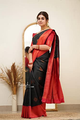 Image of Flosive Women's Jacquard Silk Saree