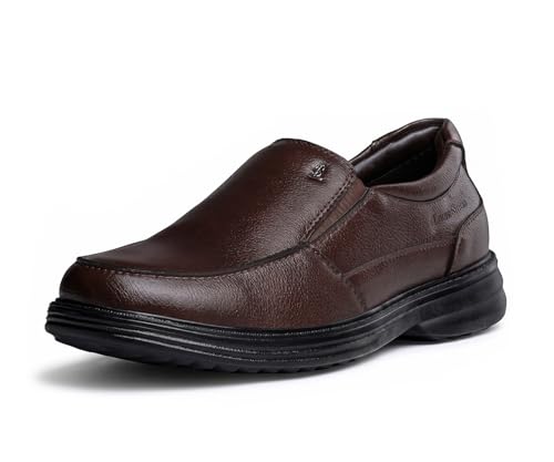Image of LOUIS STITCH Men's Formal Slip-On Shoes | The Comforter Series | Ultra-Lightweight Slip-On Shoes for Men| Perfect for Business, Formal & Occasion Wear | LSLXPDSO