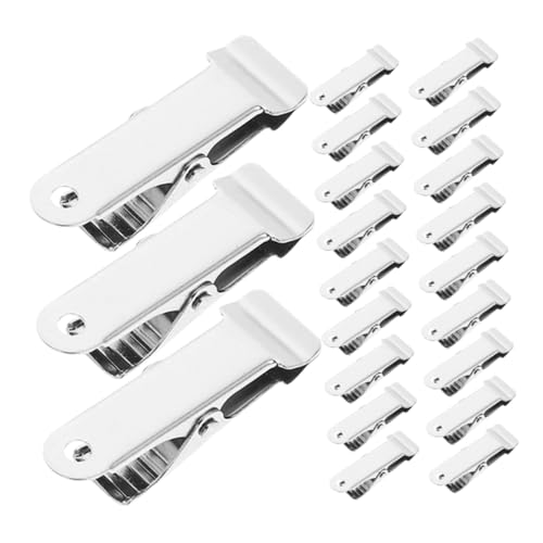 ERINGOGO 30 pièces Lot de Pinces Crocodile Isolées Fer Robustes pour Batterie Voiture Câble Test Clip Métallique Portable Multifonction pour Usage Électrique et Industriel