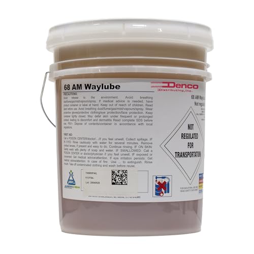 Denco AM Waylube 68 Industrial Machine Tool Way Oil Heavy Load Protection Anti-Stick-Slip Formula - 5-Gallon Pail