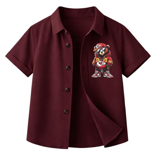Image of Boys Shirt Regular Stylish Casual Formal Kids Shirts