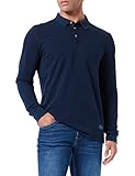 TOM TAILOR Herren Longsleeve Poloshirt 1032941, 30392 - Page Blue Finestripe, L