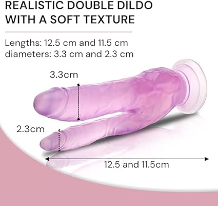 Doble dildo Juguetes sensuales para pareja: Doble penetración Penes enormes Dildo anal Double dildo Dildo anal Pene gigante Didlo sexual Sex toys Juguetes eróticos para sexo para parejas D26-6