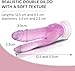 Doble dildo Juguetes sensuales para pareja: Doble penetración Penes enormes Dildo anal Double dildo Dildo anal Pene gigante Didlo sexual Sex toys Juguetes eróticos para sexo para parejas D26-6