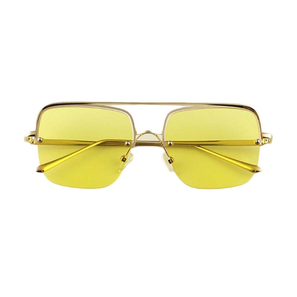 PRADA ゴールド メタルフレーム スクエアサングラス プラダ スクエア