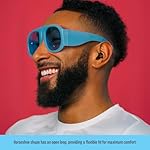 Hush Hoops Ear Plugs, Ultra-Soft Reusable Silicone Plugs with Horseshoe Shape for Comfort, Designed for Sleep and Sound Suppression, 17dB (NRR) Noise Reduction Rating, Black, 1 Pair with Travel Case - Image 2