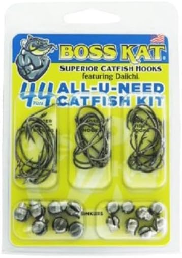 BCHSK Boss Katall-U-Need Hook & Sinker Catfish Kit 44 Piece